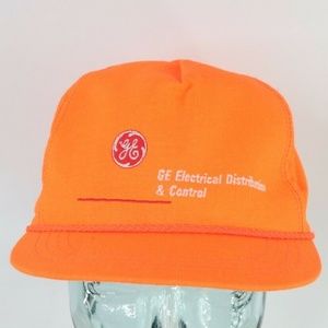 Vintage General Electric Roped Spell Out Hat Cap